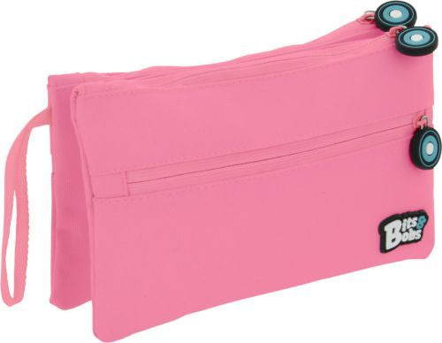 PORTATODO DOBLE BITS &.BOBS MAGENTA 24,5X9,5 CM