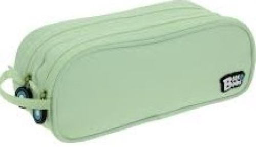 PORTATODO DOBLE BITS &.BOBS MINT SOFT 24,5X9,5 CM