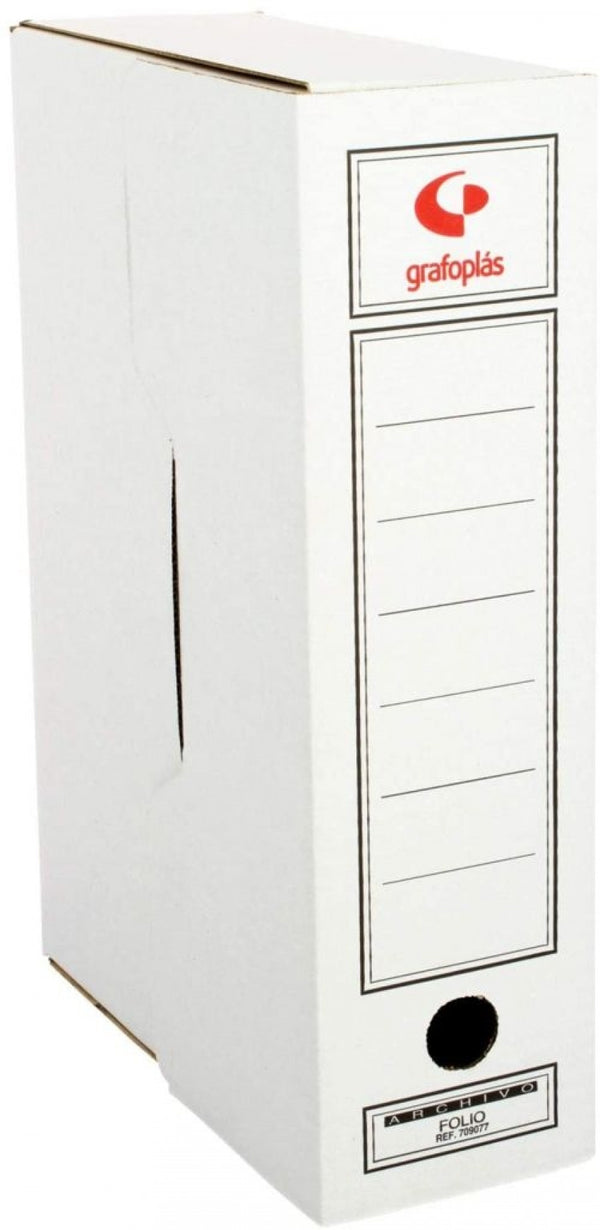 C/50 ARCHIVADOR DEFINITIVO CARTON Fº 360X253X100MM
