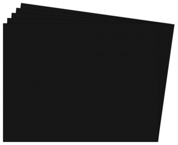 PAQ/25 CARTULINA FIXO 50X65 180G. NEGRO