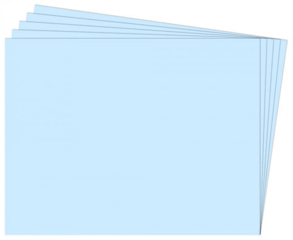 PAQ/25 CARTULINA FIXO 50X65 180G. AZUL CIELO