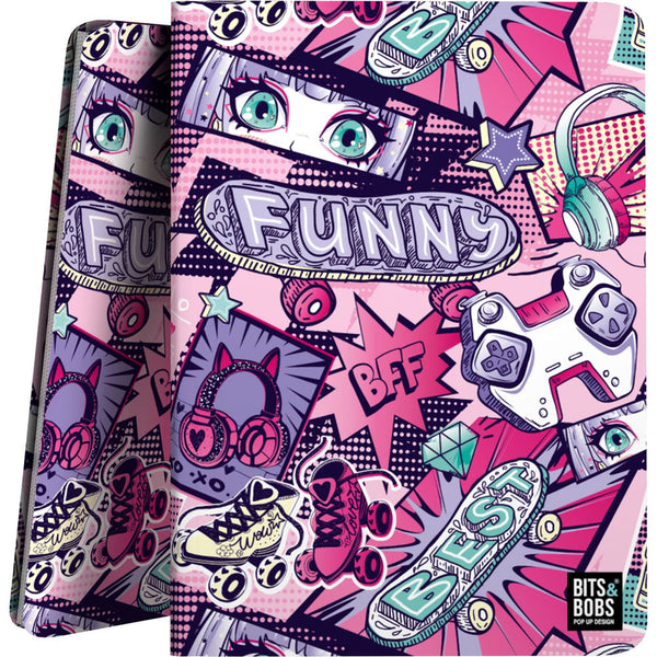 CARPETA 30F PP A4 B&.B MANGA 23,1x31,3x1cm