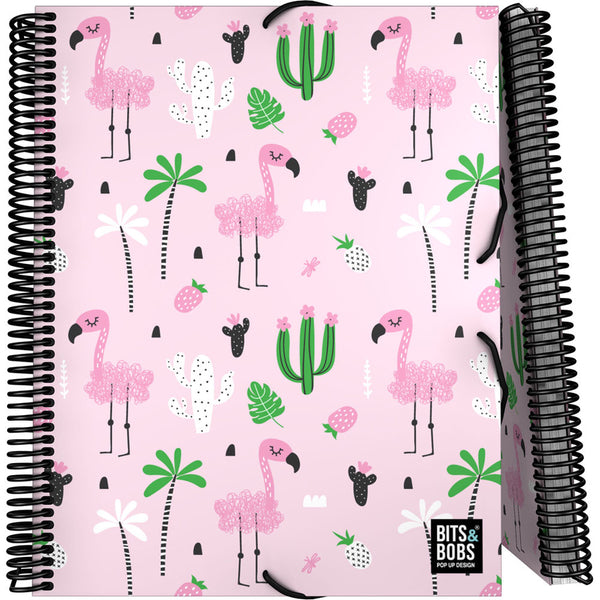 CARPETA FUNDAS MAXIPLAS PP 30F B&.B TROPICAL 20,4x30,7x1,6cm