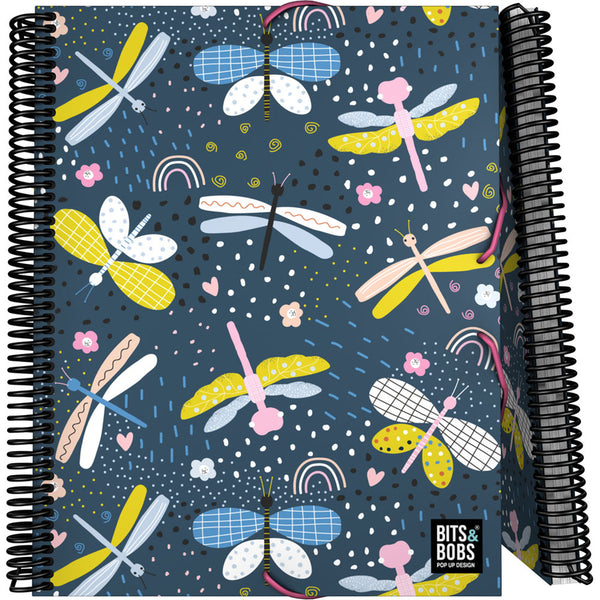 CARPETA FUNDAS MAXIPLAS PP 30F B&.B DRAGON FLY 20,4x30,7x1,6cm