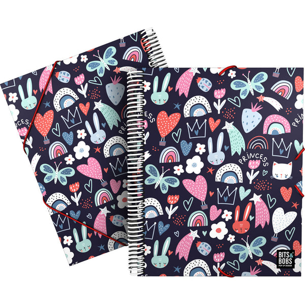 CARPETA FUNDAS MAXIPLAS PP 30F B&.B PRINCESS 20,4x30,7x1,6cm