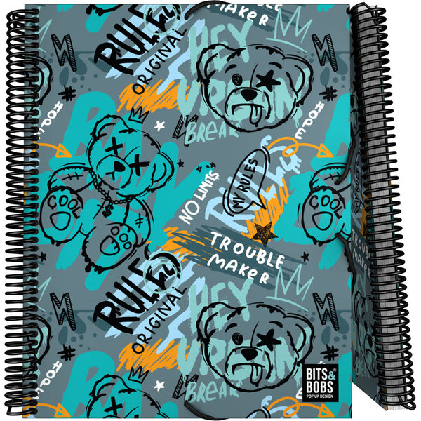 CARPETA FUNDAS MAXIPLAS PP 30F B&.B BEAR 20,4x30,7x1,6cm