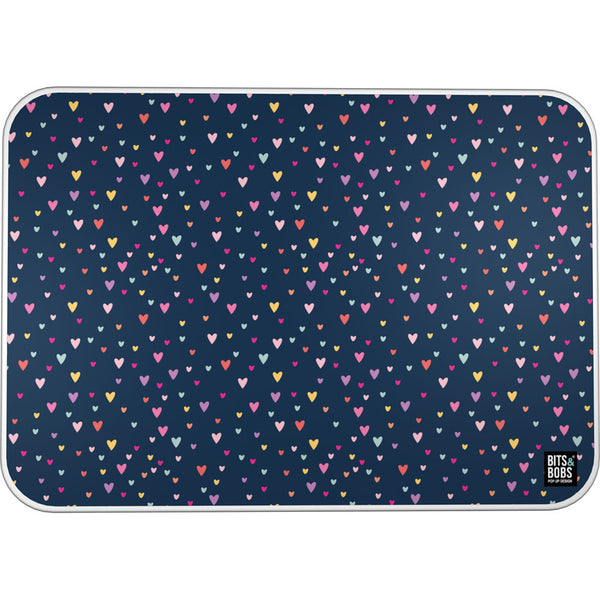 VADE PVC B&.B HEARTS 47x33x0,5cm