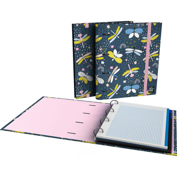 CARPEBOOK 4D35 A4 B&.B DRAGON FLY 28x32x4cm