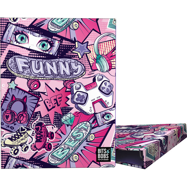 CARPETA ANILLAS A5 FOR.4O20 B&.B MANGA 18x23,4x2,5cm