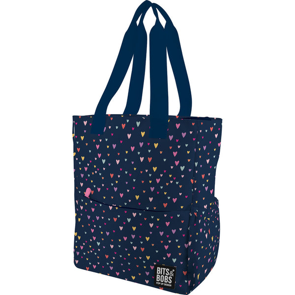 BOLSA TOTE BAG B&.B HEARTS 31x37,5x14cm