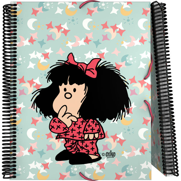 CARPETA FUNDAS MAXIPLAS PP 30F MAFALDA PIJAMA 20,4x30,7x1,6cm