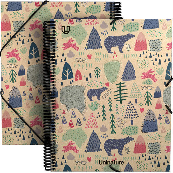 CARPETA FUNDAS MAXIPLAS FOR 40F A4 UNINA ALASKA 20,4x30,7x1,6cm