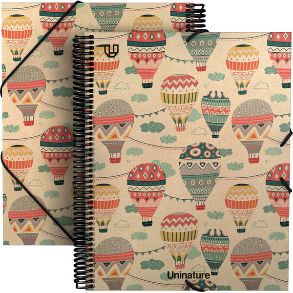 CARPETA FUNDAS MAXIPLAS FOR 40F A4 UNINA CAPADOCIA 20,4x30,7x1,6cm