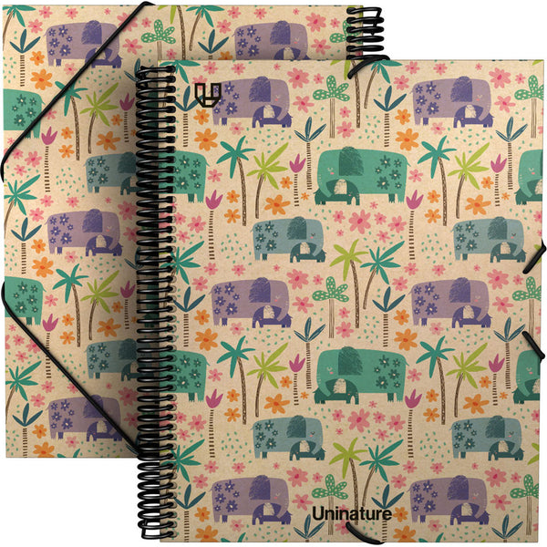 CARPETA FUNDAS MAXIPLAS FOR 40F A4 UNINA INDIA 20,4x30,7x1,6cm
