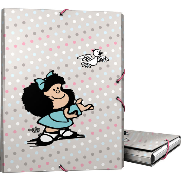 CARPETA 3 SOLAPAS FOR. MAFALDA BIRD 25,7x34,8x2cm