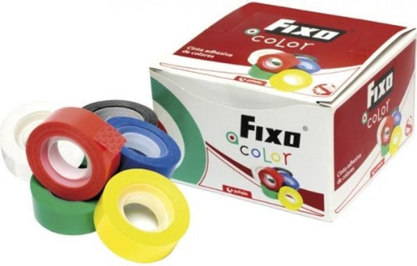 EXP 16 CINTA ADHESIVA COLORES SURTIDOS