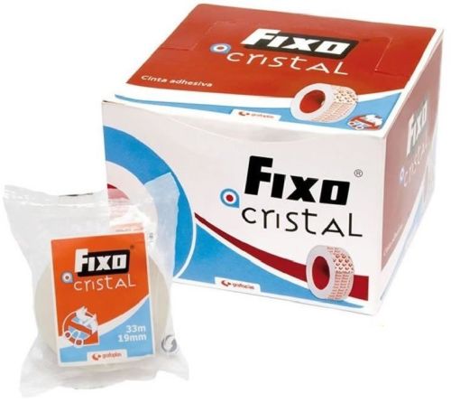 C/16 rollos cinta adhesiva cristal 33mx19mm bolsita fixo