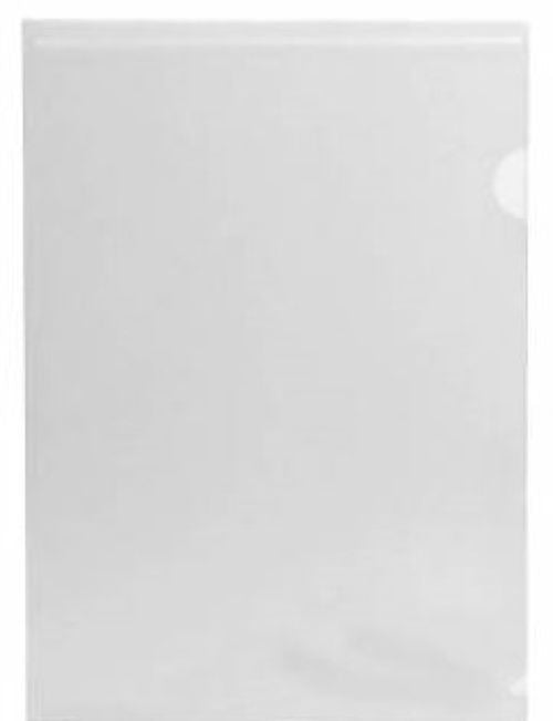 C/100 fundas dossier uñero liso fº polipropileno transparente