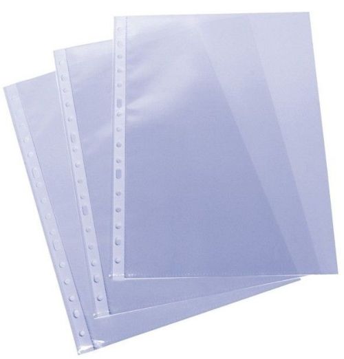 C/100 fundas a4 multitaladro polipropileno piel de naranja extra