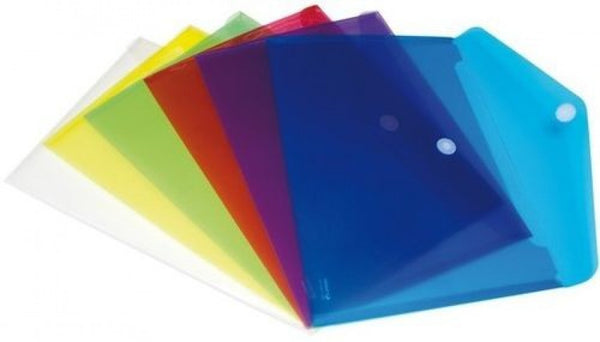 C/60 CARPETA SOBRE Fº CIERRE BROCHE PP COLORES SURTIDOS