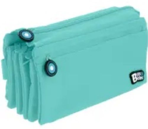 PORTATODO CUADRUPLE PLANO BITS &.BOBS AZUL CLARO 23X12 CM