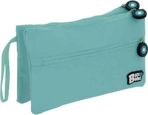 PORTATODO DOBLE PLANO BITS &.BOBS AZUL CLARO 24,5X12X14 CM