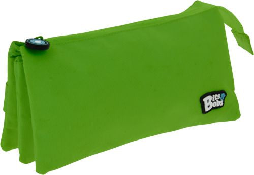 PORTATODO TRIPLE PLANO BITS &.BOBS VERDE 24,5X12X14 CM