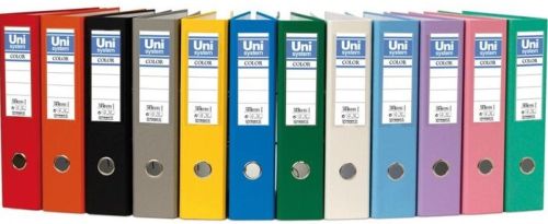 ARCHIVADOR A4 PALANCA 65MM CARTON FORRADO PLASTICO LILA