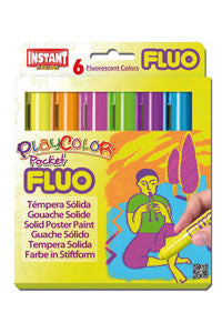 ESTUCHE 6 COLORES PLAYCOLOR ONE FLUO 10G