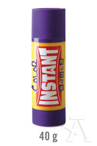 EXP 12 BARRAS PEGAMENTO COLOR 40G. INSTANT EDUCA