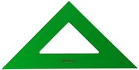 ESCUADRA SERIE TECNICA 32CM METACRILATO VERDE SIN GRADUAR