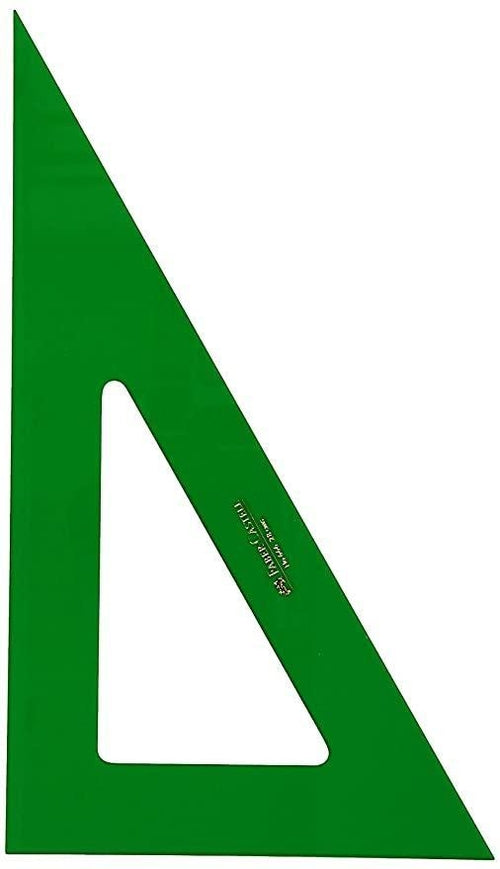 Cartabon serie tecnica 21cm metacrilato verde sin graduar