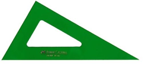 CARTABON SERIE TECNICA 28CM METACRILATO VERDE SIN GRADUAR