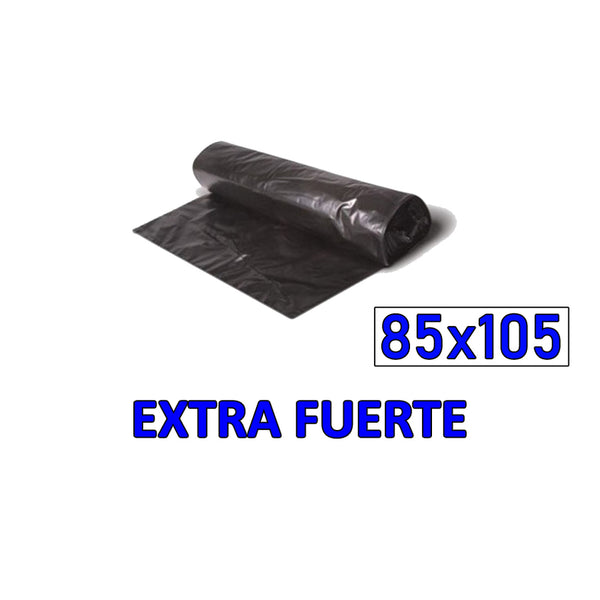 PAQ/10 BOLSAS DE BASURA NEGRA 85X105 200 GALGAS
