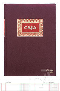 LIBRO CAJA FOLIO NATURAL 100H NUMERADAS DOHE