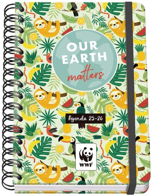 AGENDA ESPIRAL ESCOLAR A5 25-26 SV WWF TROPIC