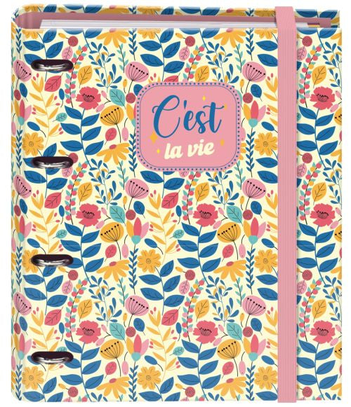 CARPEBLOC A4 4 ANILLAS 35MM CON RECAMBIO CEST LA VIE