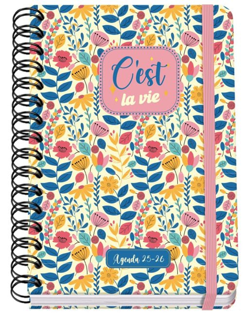 AGENDA A5 ESCOLAR ESPIRAL 25-26 SV CET LA VIE