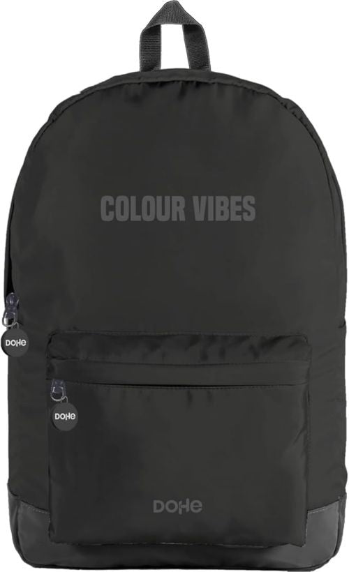 MOCHILA NEGRA COLOUR VIBES 290X400X120MM