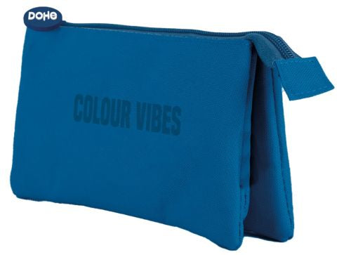 PORTATODO TRIPLE AZUL COLOUR VIBES 230X120X25MM