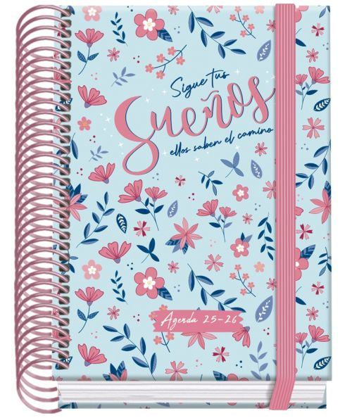 AGENDA ESCOLAR ESPIRAL A6 25-26 BLOSSOM DP