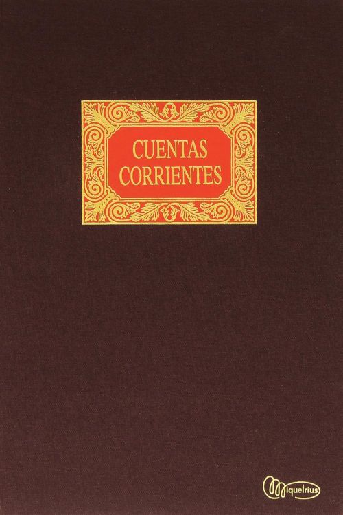 Libro cuentas corrientes fº 100 hojas