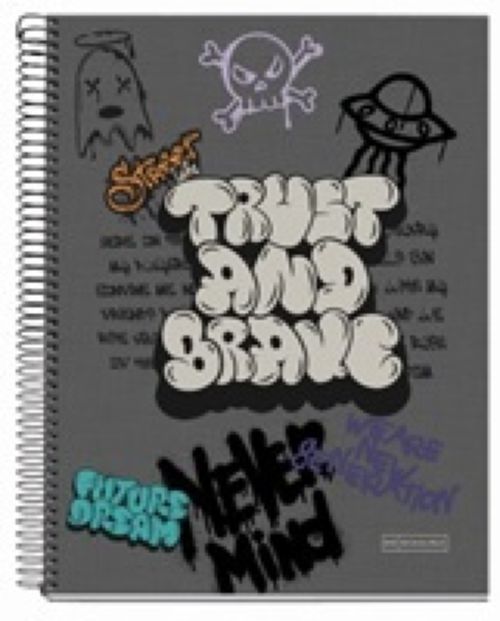 NOTEBOOK4 A4 120H HORIZONTAL 70G GRAFFITTI