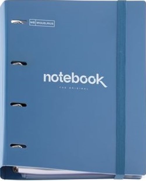 Carpebloc a4 4 anillas 35mm polyfoam color azul marino emotions