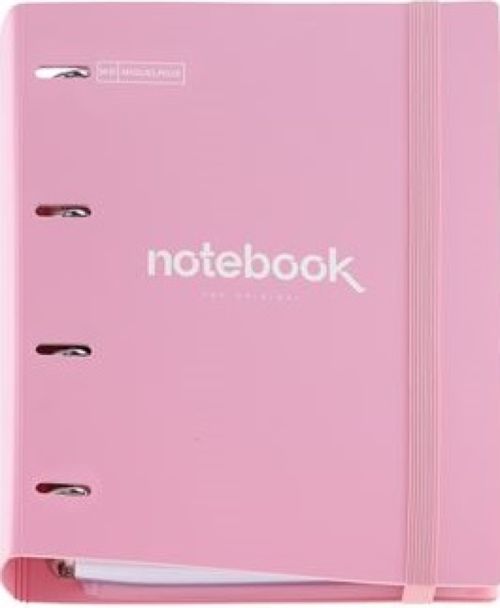 Carpebloc a4 4 anillas 35mm polyfoam color rosa emotions