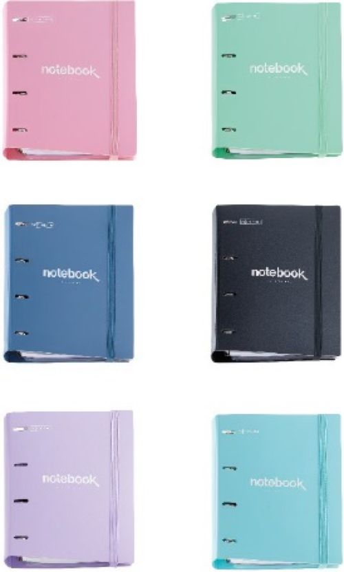 C/6 carpebloc a4 4 anillas 35mm polyfoam emotions colores surtidos