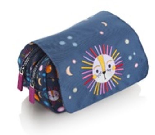 PORTATODO DOBLE CON TAPA RECICLADO KING OF THE JUNGLE