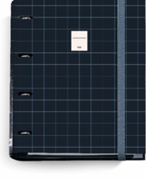 CARPEBLOC NOTEBOOK A4 4 ANILLAS 35MM RIDER NEGRO