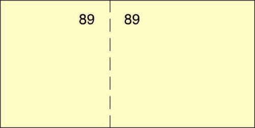 PAQ/20 TALONARIO DE CAJA T29 AMARILLO 10,77X5CM AMARILLO