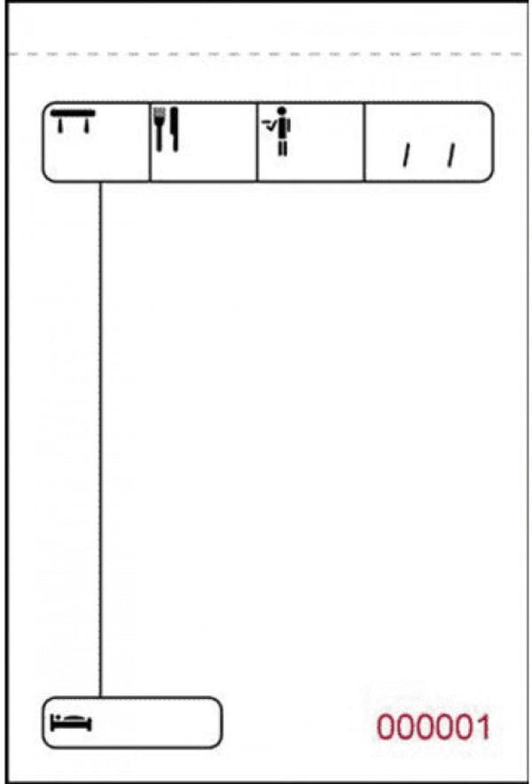 PAQ/10 TALONARIOS DE CAMARERO 7.3X10.9CM MINI DUPLICADO